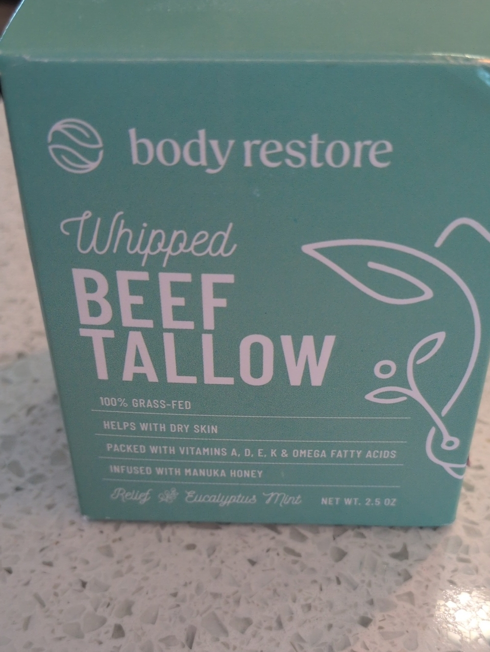 Whipped Beef Tallow - Eucalyptus Mint (Green)